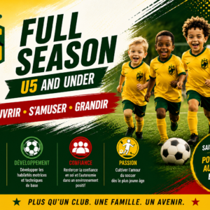 U5 AND UNDER FULL SEASON– (LEARN TO TRAIN TRAINING PROGRAMS) 48 TRAINING THIS SEASON