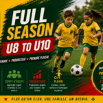 U8 & U10  – (LEARN TO TRAIN TRAINING PROGRAMS)  SUMMER FULL SEASON