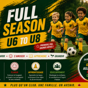 U6 TO U7 – (LEARN TO TRAIN TRAINING PROGRAMS) SUMMER FULL SEASON